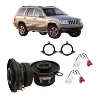 Compatible with Jeep Grand Cherokee 1996-2004 Front Dash Factory Replacement Harmony HA-R35 Speakers