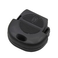uxcell Car 2 Button Black Plastic Remote Key Fob Case Shell Part Head for Nissan