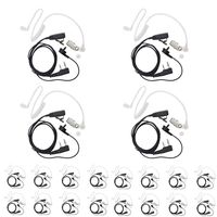 KENMAX 2-Pin Covert Air Acoustic Earpiece Headset for Two Way Radio Kenwood PUXING Baofeng UV-3R Plus UV-5R UV-5RA 888S (20 Pack)