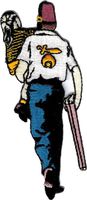 Shriner Editorial Walking Tall Emblem Iron-On Patch [3.5"]