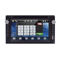 Audio Double-DIN 6.2 inch Touchscreen DVD Player Receiver, Bluetooth, Wireless Remote