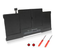 BULL-TECH A1377 A1405 A1496 Laptop Battery Replacement for MacBook Air 13 inch A1466 (Mid 2012, Mid 3013, Early 2014) A1369 (Late 2010, Mid 2011 Version)