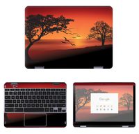 decalrus - Protective Decal Sunset Skin Sticker for Samsung Chromebook Plus XE521 XE521QAB XE525QBB (12.2" Screen) case Cover wrap SAchrmbk12_XE521-43