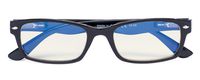 Anti Blue Light Computer Reading Glasses Reduce Eyestrain Eyeglasses Men Women(Black) +2.5