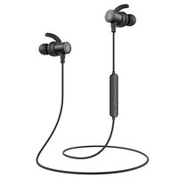 SoundPEATS Alexa Enabled Bluetooth Headphones Wireless Earbuds in-Ear IPX6 Sweatproof Magnetic Earphones with Mic for Sports (Super Sound Quality, Bluetooth 4.2, Noise Cancelling, 8 Hours Play Time)