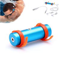 Waterproof MP3 Player Sports 8GB MP3 Player with Arm Band for Swimming Diving Water Sports (Blue)