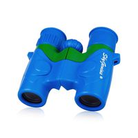 SkyGenius Binoculars for Kids, Mini Binoculars for Children, Real Optics High Resolution Kids Binoculars Boys, Small Compact Binocular for Bird Watching Outdoor Sports Event - Blue