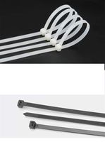 100 Pack Nylon Cable Zip Ties 10 Inch Ultra Strong Self-Locking Industrial Wire Straps 0.142 Width (Black & White)