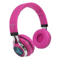 Bluetooth Headphones,TeaBoy LED Light Up Wireless Foldable Stereo Headset Over Ear with Microphone and Volume Control Compatible with PC/iPhone/TV/iPad/Christmas Gift for Kids Boys Girls