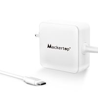 Mackertop 45W USB C Portable Wall Charger Power Adapter Compatible with MacBook 12 Inches Chromebook Pixel Google Pixel 2/Pixel/Pixel XL Galaxy S9/S9+/Note 8/S8/S8+ and More
