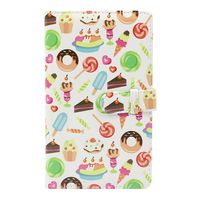 wogozan 3 inch Foldable Album 96 Pockets for Fujifilm Instax Mini 9 mini8 7s 70 90 50 25 Instant Camera (Dessert)