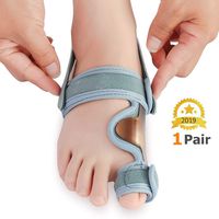 DZWJ Best Three-Dimensional Bunion Corrector Bunion Splints and Big Toe Straighteners Separators for Woman and Man,Gray