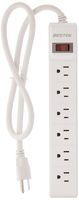 BESTEK 6-Outlet Surge Protector Commercial Power Strip with 2.6-Foot Long Power Cord and Straight Power Plug