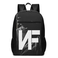 Travel Bckpack NF Rapper Print Custom Business Bckpack for College School Computer Bag for Women Men for 17 Inch Laptop (5, one Size)