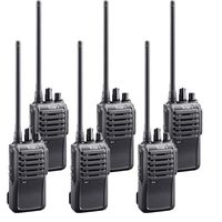 6 Pack of Icom IC-F4001 UHF PREPROGRAMMED Radios