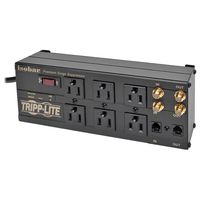 Tripp Lite Isobar 6 Outlet Surge Protector Power Strip, 6ft Cord, Right-Angle Plug, Tel/Coax/Modem Metal Protection, Lifetime  Warranty & $250,000 INSURANCE (ISOBAR6DBS)