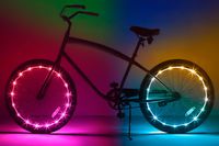 Brightz WheelBrightz LED Bicycle Wheel Accessory Light (2-Pack Bundle for 2 Tires), Color Morphing