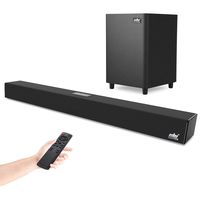 2.1 Ch Sound Bar 100W 38 Inch Wired with Subwoofer - S9621(Home Theater Sound System) Bluetooth Speaker Support Optical AUX Coaxial Sound Bar Subwoofer Speakers for TV, Wall Mountable, Remote Control