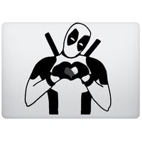 Sticker decal with Deadpool Marvel design, Computer Sticker, Laptop Sticker, Macbook Sticker, Ipad Sticker, Computer Decal, Laptop Decal, Ipad Decal. Cool Accessories for Laptop, Computer, Macbook.