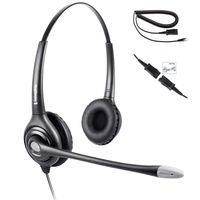 VoiceJoy Headset with Microphone and Quick Disconnect Cord Only for Cisco IP Phones 794X 796X 797X 69XX Series and 8811,8841,8851,8861,8941,8945,8961,9951,9971 etc