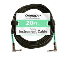ChromaCast Surf Green 20-Feet Pro Series Instrument Cable, Angle (CC-PSCBLAA-20SGR)