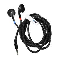 HamiltonBuhl Tangle-Free Cushioned Earbuds - Black
