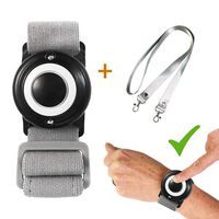 KSEFENCE 2020 - Big Button One Finger Press Personal Safe Sound Alarm, Wrist Personal Alarm for Elderly Kids and Women When Emergency Occur, Gift for Family (Black)