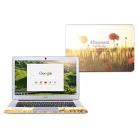 MightySkins Skin Compatible with Acer Chromebook 14" CB3-431 - Be Happy | Protective, Durable, and Unique Vinyl Decal wrap Cover | Easy to Apply, Remove, and Change Styles | Made in The USA