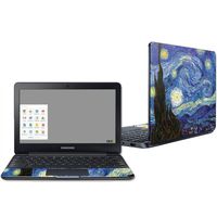 Mightyskins Skin Compatible with Samsung Chromebook 3 11.6" - Starry Night | Protective, Durable, and Unique Vinyl Decal Wrap Cover | Easy to Apply, Remove, and Change Styles | Made in The USA