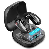 Wireless Earbuds, Bluetooth Headphones 5.0 True Wireless Sport Earphones Built-in Mic in Ear Running Headset with Earhooks Charging Case Compatible with iPhone 11 Pro Max XS XR Samsung Android