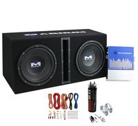 MTX Magnum MB210SP 10" 1200W Subwoofer System w/Wiring Kit + Digital Capacitor