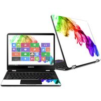 Mightyskins Skin Compatible with Samsung Chromebook Pro 12.3" - Rainbow Smoke | Protective, Durable, and Unique Vinyl Decal Wrap Cover | Easy to Apply, Remove, and Change Styles | Made in The USA