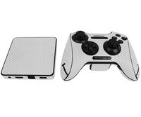 Skinomi Silver Carbon Fiber Full Body Skin Compatible with Razer Forge TV (Full Coverage) TechSkin with Anti-Bubble Clear Film Screen Protector