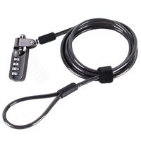 Notebook Security Locks,V-Resourcing Portable Combination Cable Lock with 4 Digit Password Protections & Sturdy Thick Security Cable for PC/Laptop and Projectors