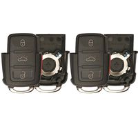 KeylessOption Keyless Entry Remote Key Fob Shell Case (pack of 2)