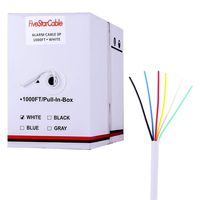 Five Star 1000 Ft. 22AWG 3 Pair 22/6 Alarm Cable, Alarm Wire