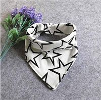 Children's Triangle Towel Water-Absorbent and Quick-Drying Printing Infants Male and Female Baby Saliva Towel Children's Bib