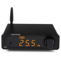 Topping MX3 TDA7498E Mini Multifunction Bluetooth Digital HiFi Headphone Amp Audio Amplifier 40w 2 USB Coaxial Fiber DAC Decoder Amplifiers(Black)