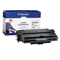 Verbatim Remanufactured Toner Cartridge Replacement for HP Q7516A ( Black)