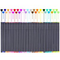 Fineliner Color Pen Set, Fine Line Point Drawing Marker Pens for Writing Journaling Planner Coloring Book Sketching Taking Note Calendar Art Projects Teacher Office School Supplies (36 Colors)