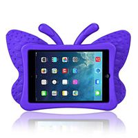 GBSELL 3D Cute Butterfly Shockproof EVA Foam Stand Cover For iPad Mini 1/2/3 (Purple)