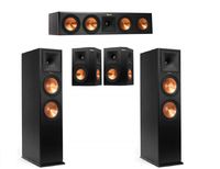 Klipsch RP-280F 5.0 Home Theater System with 2 RP-280F, 1 RP-450C, 2 250S - Ebony