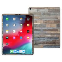 Mightyskins Skin Compatible with Apple Ipad Pro 11″ (2018) - Gray Wood | Protective, Durable, and Unique Vinyl Decal Wrap Cover | Easy to Apply, Remove, and Change Styles | Made in The USA