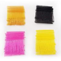3" Standard Tagging Gun Barbs Fasteners | Multicolor Tag Gun Barbs for All Standard Price Tag Guns | 500 Tagging Attachments Each of Black Orange Pink and Yelow (2000 Barbs)