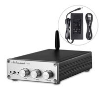 Nobsound Bluetooth 4.0 TAS5613 300W (150W+75W×2) High Power Class D Digital Amplifier; 2.1 Channel Subwoofer Hi-Fi Audio Amp (with Power Supply)