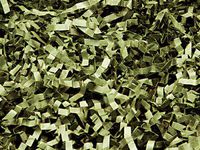 Cutdek Olive Green Small Box Aqua Blue Gift Basket Box with Crinkle Paper Shred