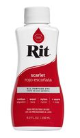 Rit, Scarlet Liquid Fabric Dye, 8-Ounce, 1-Pack