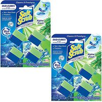 Soft Scrub in-Tank Toilet Cleaner Duo-Cubes, Sapphire Waters (Alpine Fresh, 8-Count Package)