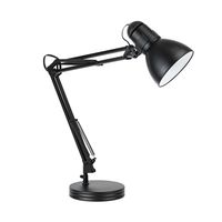 Globe Electric 5698601 Heavy Base Architect Desk Lamp, 33.86-Inch, Black Swing Arm
