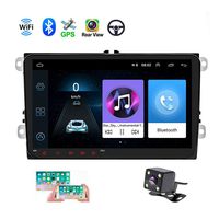 Double Din Car GPS Navigation Head Unit 9" Touch Screen for VW Skoda Octavia Golf Touran Passat B6 Jetta Polo Tiguan in Dash Autoradio Android Car Radio Support Bluetooth WiFi+ Rear View Camera